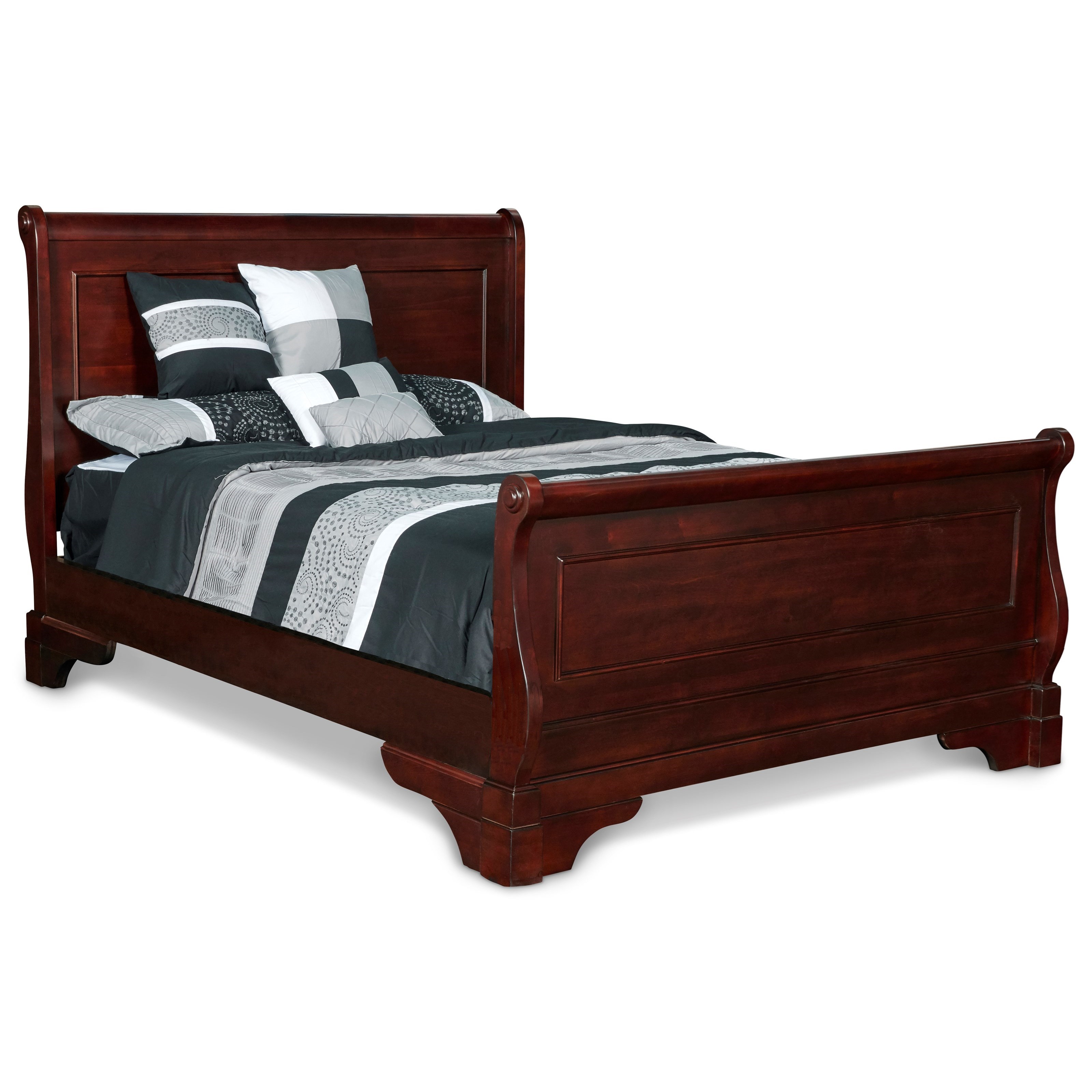 New Classic Versaille 1040411+421+431 Traditional Full Sleigh Bed